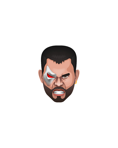 Mortal Kombat - Kano art character design fanart game gradient hero illustration illustrator mortalkombat vector