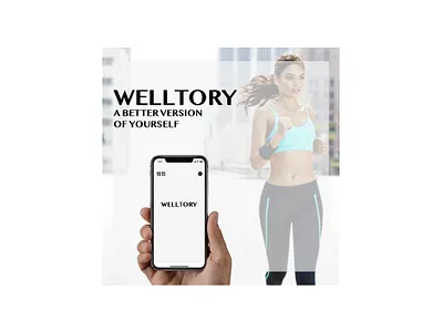 Welltory banner RK art branding design graphic design icon illustration logo minimal typography web