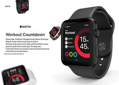 Daily UI #14- Countdown Timer app branding concept countdown countdowntimer daily daily 100 challenge daily ui dailyui dailyuichallenge iwatch landingpage minimal new template for watch faces ui ux watch ui web workout workout countdown