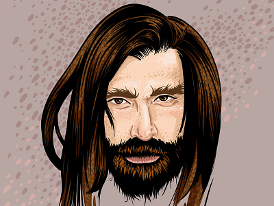 My treasure husband art drawing face facebook graphic hippie illustration man portrait