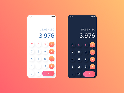 Calculator calculator calculator design calculator ui daily ui daily ui 004 dailyui flat design interface design neumorphic neumorphic design neumorphism neumorphism ui numbers user interface design