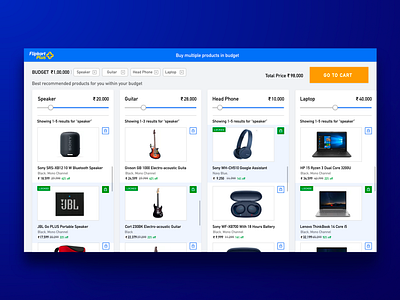 Shopping Expereience budget e commrce flipkart interaction design shopping ui ux