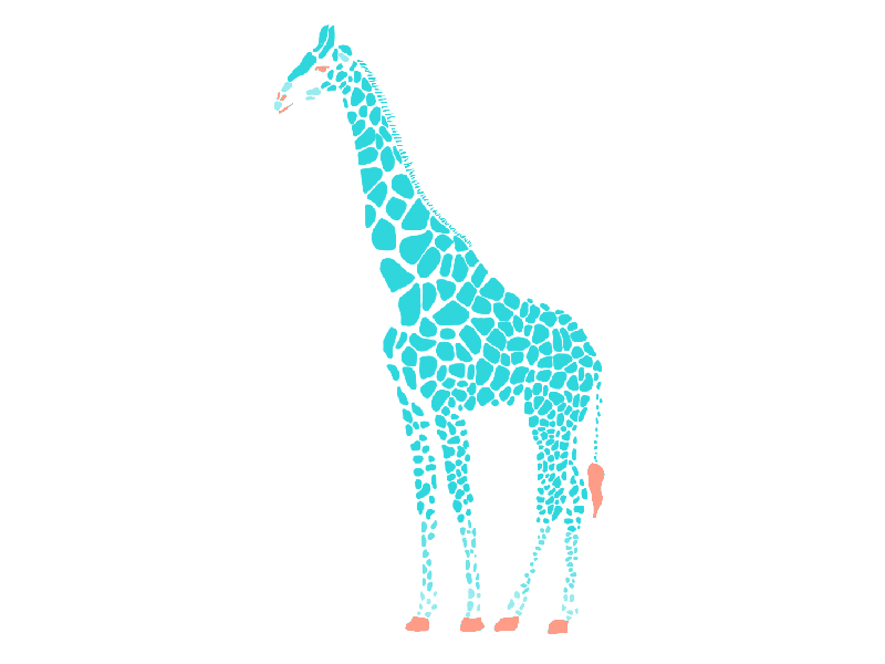 Gap Giraffe animals animation artwork color palette digital animation digital art gap gaps gif gif animation giraffe illustration motion procreate spots walking walking giraffe wild animal wildlife wildlife illustration