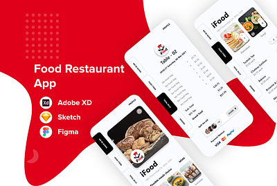 Food Restaurant Mobile UI Design adobe xd app app design art creative design designer graphic design illustration inspiration mobile app mobile design mobile ui mobile ui design mobile uiux ui uiux uiuxdesign uiuxdesigner uxdesign