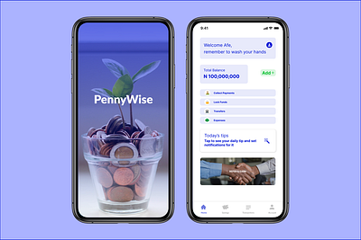 Pennywise branding crypto design hire me interface money savings app ui ux ui design wallet