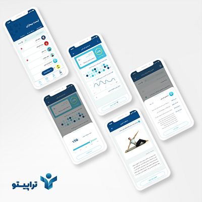 Therapito | Physical Therapy at Home Application 2020 app design ui
