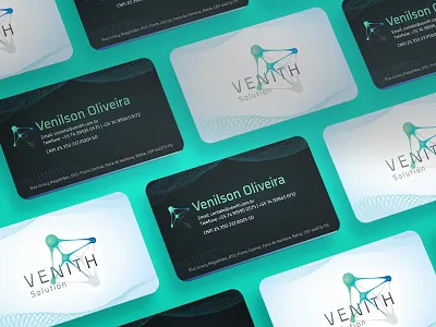 Cartões Venith brand branding curitiba design everson id illustration ilustration logo mayer