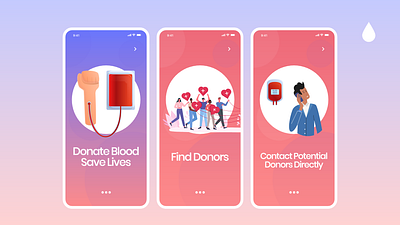 Blood donor app app blood design donor libya ux