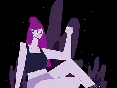 8M 8m art girl girlpower illustration illustrator vector wacom