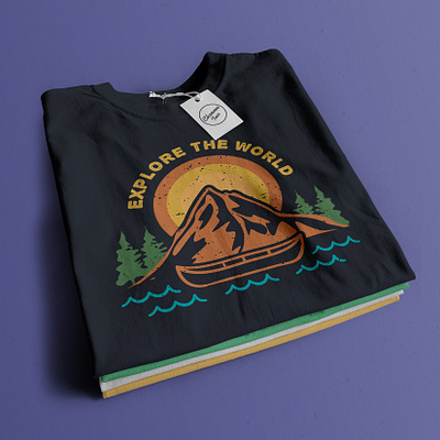 Explore the world. adventure adventure logo adventure time adventurer adventures outdoor outdoor badge outdoor logo outdoors tee tee design tees teesdesign teeshirt teespring tshirt tshirt art tshirt design tshirtdesign tshirts