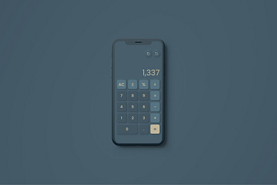 Denim Calculator - Daily UI 004 004 calculator calculator app calculator design calculator ui daily 100 daily 100 challenge daily ui daily ui 004 dailyui dailyui 004 dailyui004 dailyuichallenge design ui user experience user interface user interface ui userinterface ux