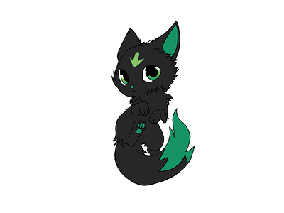 Jade Wolf Pup wolf