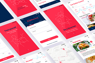 G•Astronomy branding food delivery app mobile mobile app design product design ui ui ux ux design