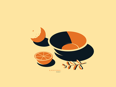 SEPTEMBER adobe illustrator artwork digital artwork food food illustration fruit fruitillustration illustration art illustration digital illustrator light minimalism orange oranges simple illustration tabletop urban art vector vectorillustrator