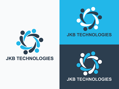 Recruitment and staffing company logo design branding illustation logo
