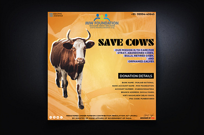 Save Cows Ai branding and identity nature ngo save cows