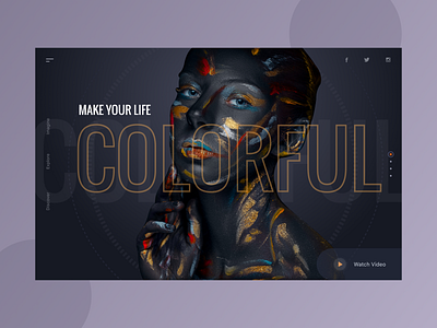 Landing page colors design illustration landing page ui ux