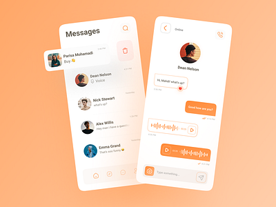 Message app ui adobe adobexd banking best ui design chat chat app chating dailyui designer figma mobile mobile app mobile ui ui ui ux uidesign uiuxdesign uix uixu ux