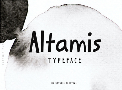 Altamis font bold cute display display type font kids otf simple ttf typeface typography