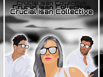 Crucial Isan Collective cover art cover artwork design isan music poster