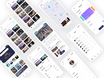 Travel App Screen Design app ui kit case study free ui free ui kits travel agency travel app travel app ui traveling ui ui design ui kits uidesign uiux ux ux case study