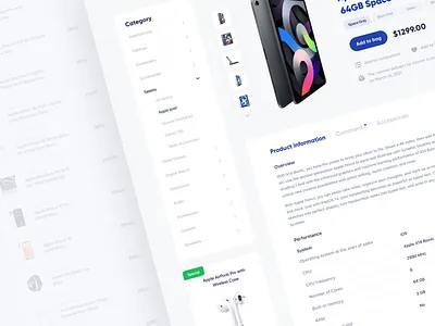 Online Shop UI card concept design figma illustration interface typography ui ux web