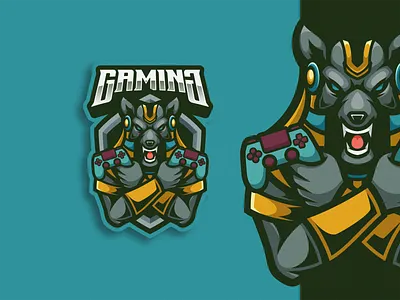 Anubis Logo Mascot anubis cartoon character design emblem esport gamer gaming illustraion logo logodesign logoesport logogaming logomascot mascot squad team vector
