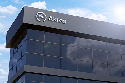 akros logo design logo