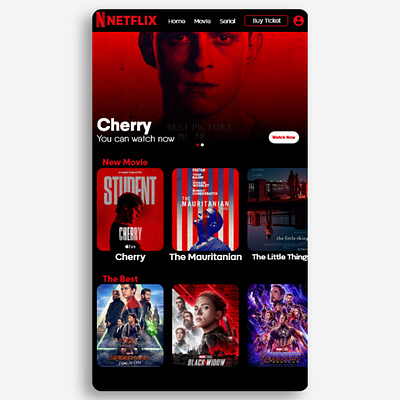 Netflix Concept UI adobe adobe xd adobexd app app design application color concept concept design design netflix new ui ui ux ui design uidesign uiux