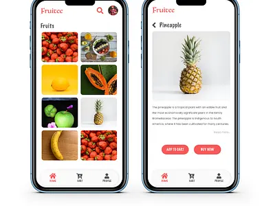 fruitee app branding design icon logo minimal ui ux