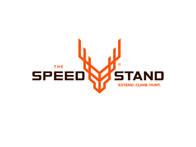 Speed Stand Logo abstract logo animals deer geometric design illustration logo symbol