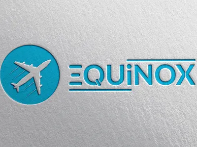 equinox Company Logo equinox illustration logistics logo logo vector vector artwork by habib