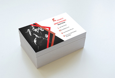 Fitness bussines card branding bussines card card design graphic graphic design graphicdesign