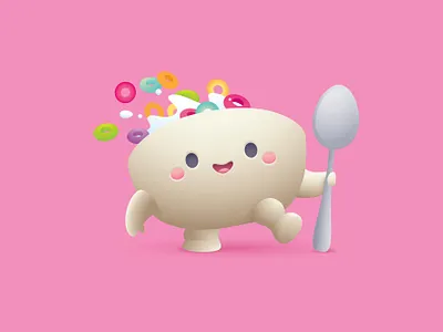 Cereal Boy adobe illustrator character design cute illustration jerrod maruyama kawaii vector