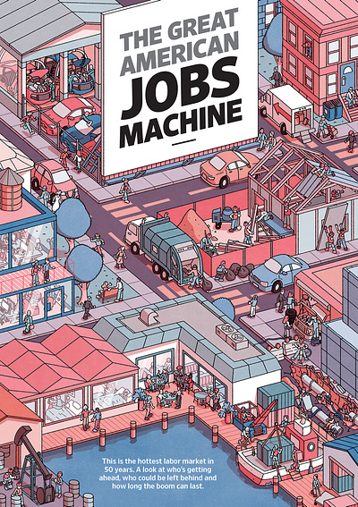 Wall Street Journal - Exchange Cover cover illustration editorial editorial illustration wall street journal