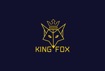 KING FOX LOGO best logo best logo design business logo design illustration logo logo design logodesign minimal modern logo simple logo top logo