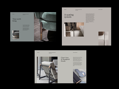 Color Study clean color design grid layout minimal typography website