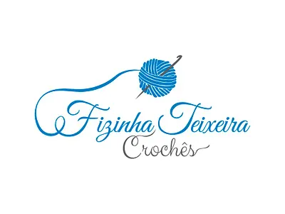 Fizinha Teixeira Crochês art branding design icon illustration illustrator logo typography