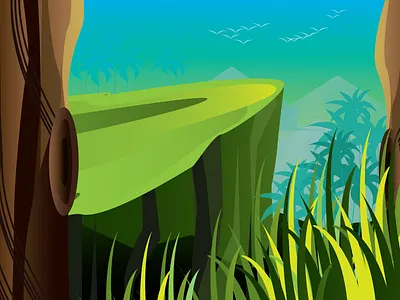 Nature art drawing illustraion landscape nature wildlife