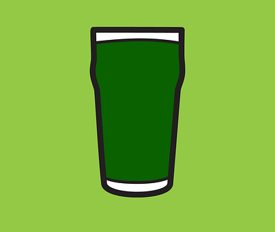 Green Beer design iconography illustration vector