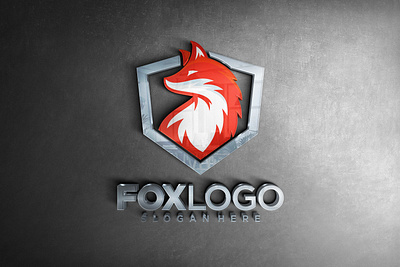 Glass logo mockup on concrete texture logo logo design logo mockup logodesign mock up mockup mockup design