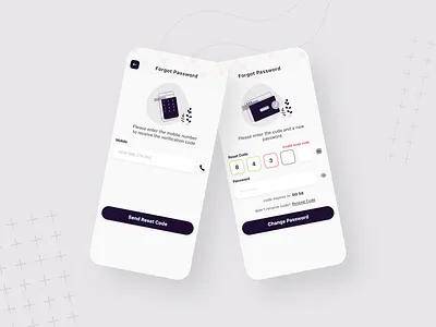 Forgot Password Mobile App Screen design forgot forgot password login mobile app mobile ui register sign in sign up ui ux