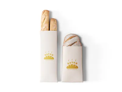 Baton Fresh Bakery bakery baton branding design designer dweet design dweetdesign graphic design logo moscow russia