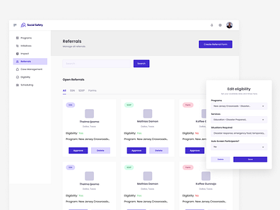 Social Safety Network figma help interaction design ngo non profit oganisation product design social entrepreneurship social good social services ui ux volunteer webapp