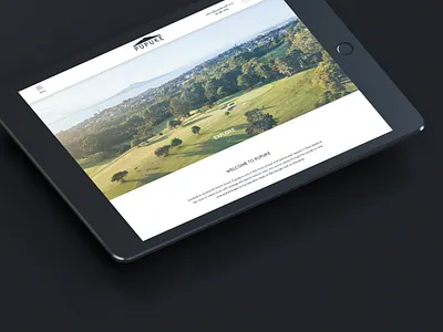 Pupuke Golf Club design skyrocket new zealand ui website website design website design company