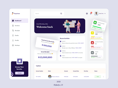 Finprimer Dashboard Design dailyui dashboard dashboard design dashboard ui design desktop design figma figmadesign ui ui design uiux web dashboard web design webdesign