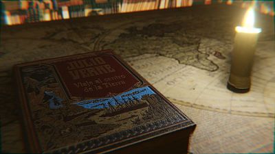 Julio Verne 3d art ambient b3d blender3d design videogames