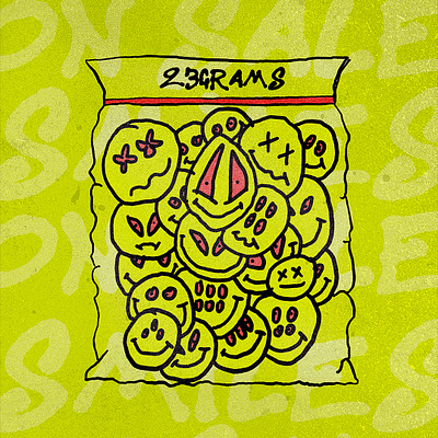 23g of Smiles Poster art illustration poster smile smiles