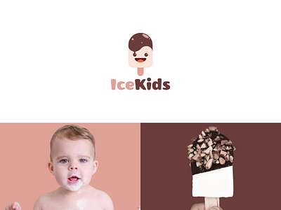 ice kids brand branding color combination combination logo design forsale graphic graphic design graphicdesigns ice identity illustration inspiration kids logo logo design logodesign modern vector