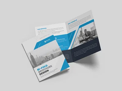 Professional Bi-Fold Brochure Design | Branding & Print adobe illustrator bi fold brochure branding brochure design business brochure corporate corporate branding creative creative layout graphic design indesign marketing marketing materials minimalist design modern print design professional